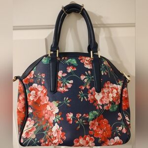Charming Charlie Floral Handbag with Strap